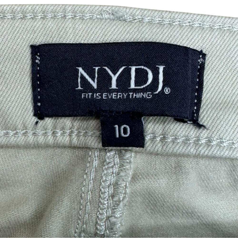 NYDJ NWT Cream Sheri Slim Jeans Size 10 C0134 - Picture 5 of 13